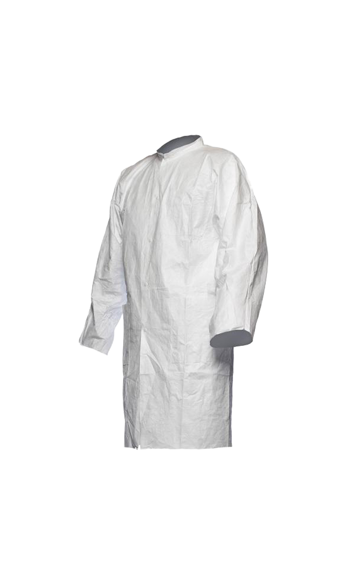 Gown PP with press studs and pockets white XL